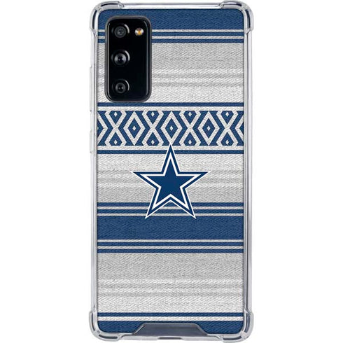 NFL Dallas Cowboys Trailblazer Galaxy S20 FE Clear Case